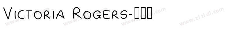 Victoria Rogers字体转换